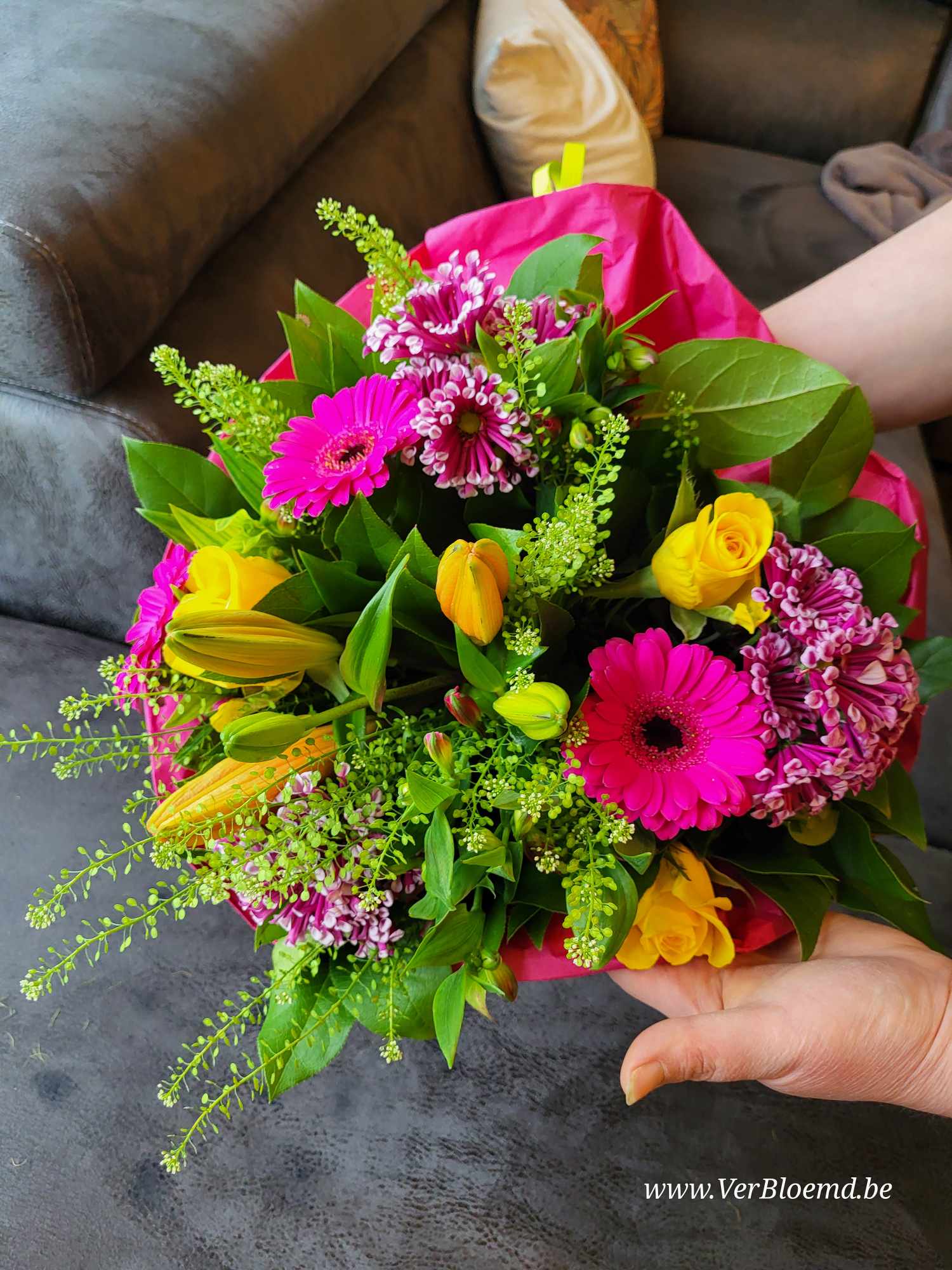 moederdagboeket van het huis