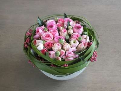 bloemstuk roze