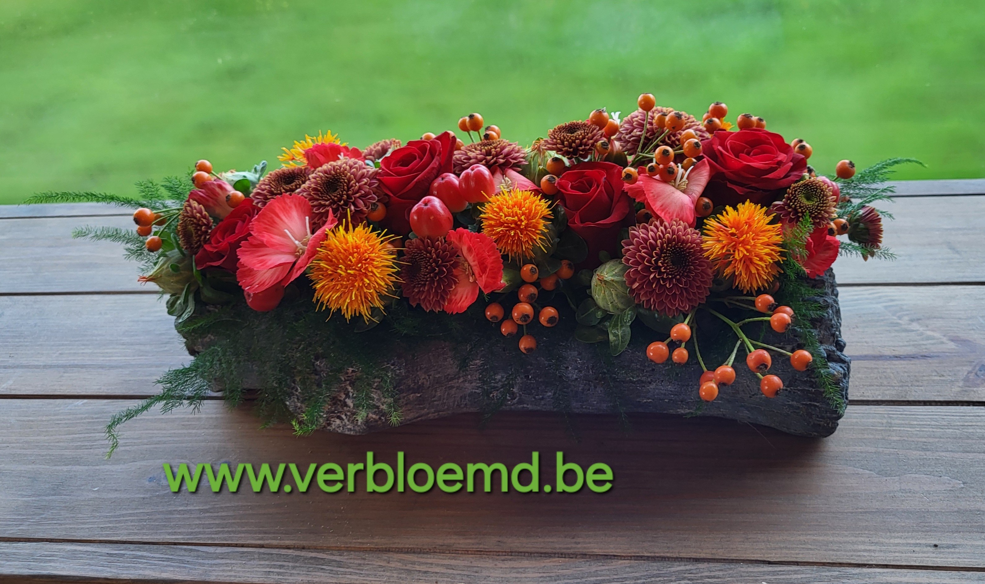 deco schotel ovaal herfst met paddestoel