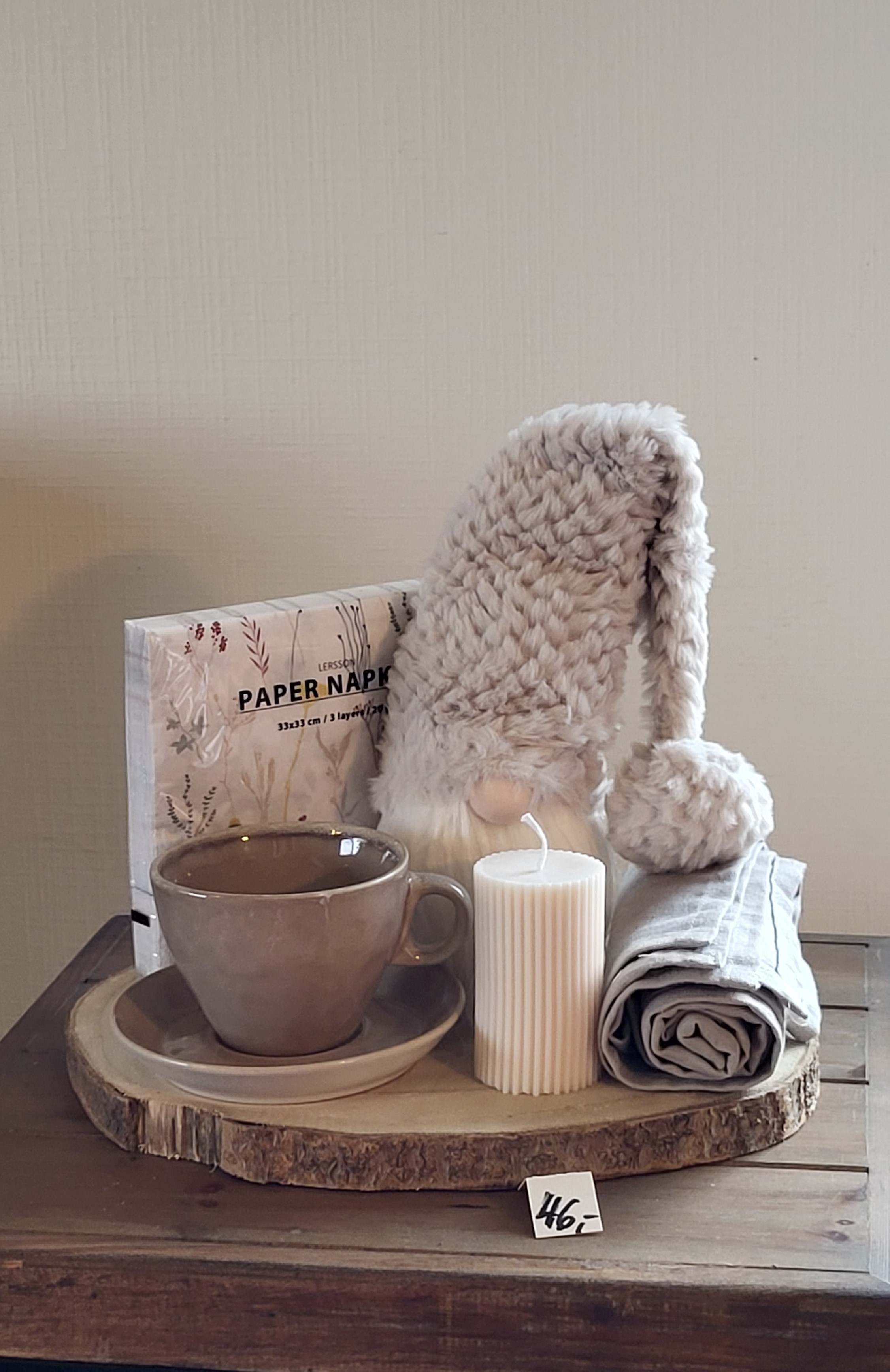 deco schotel groot beige cozy